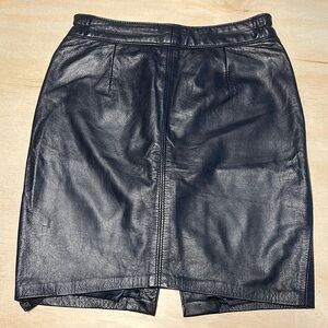 Leather Skirt